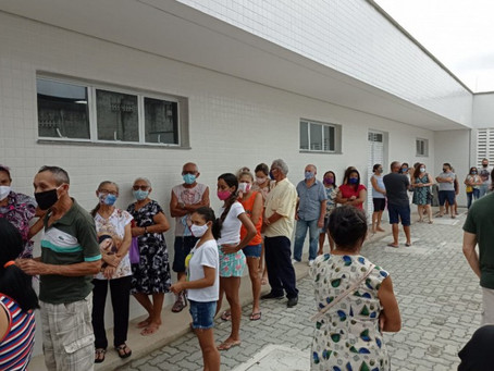 Vacinação em Fortaleza(Coronavac D2) - 16/05/2021