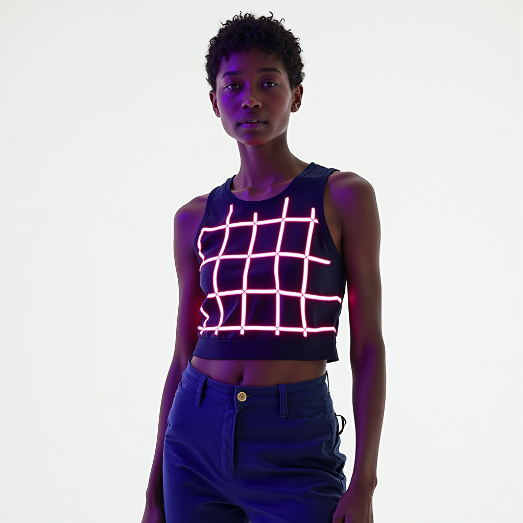 Neon Grid Tank