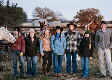 Group at American Pioneer Ranch in Hico, Texas