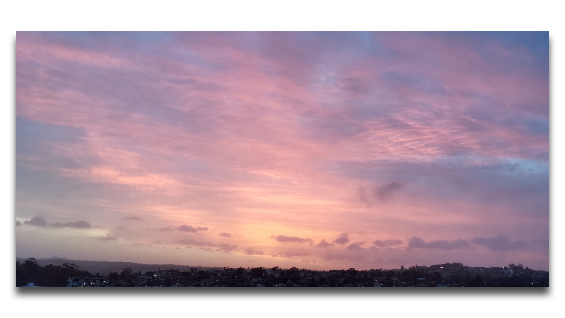 Canvas Print of Clouds 1