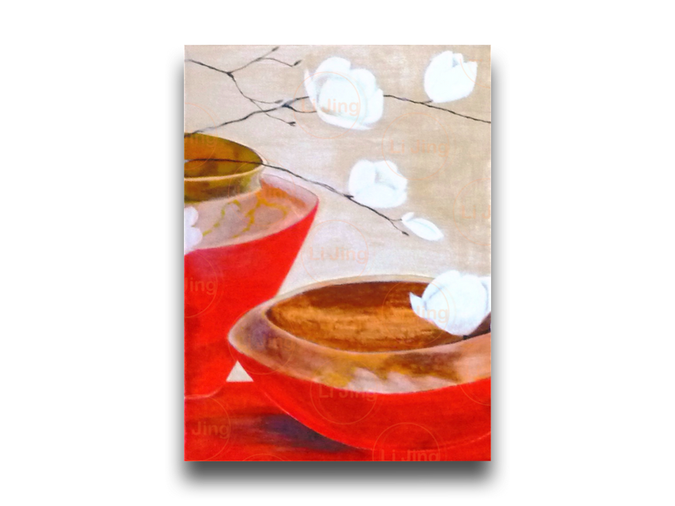Thumbnail: Canvas Print of Vases