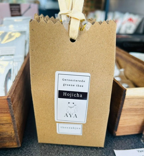 Hojicha geroosterde groene thee theezakjes