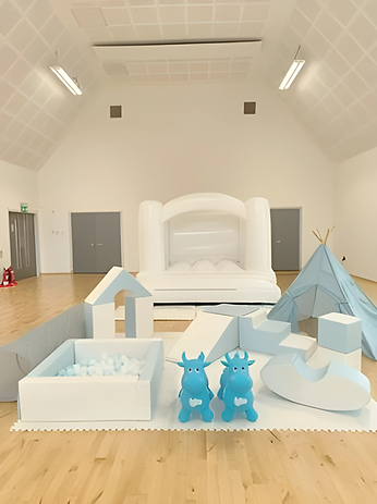 The Wellesley Centre Hall with Peekaboo Play Bouncy Castle