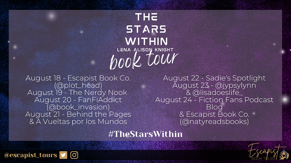 The Stars Within Schedule Graphic