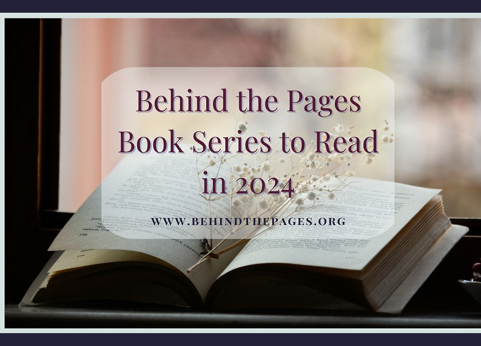 Book Series to Read in 2024 graphic