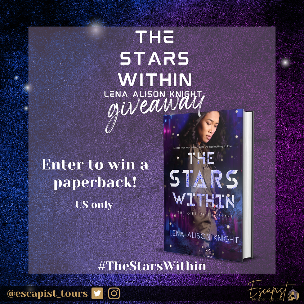 The Stars Within Book Giveaway Graphic