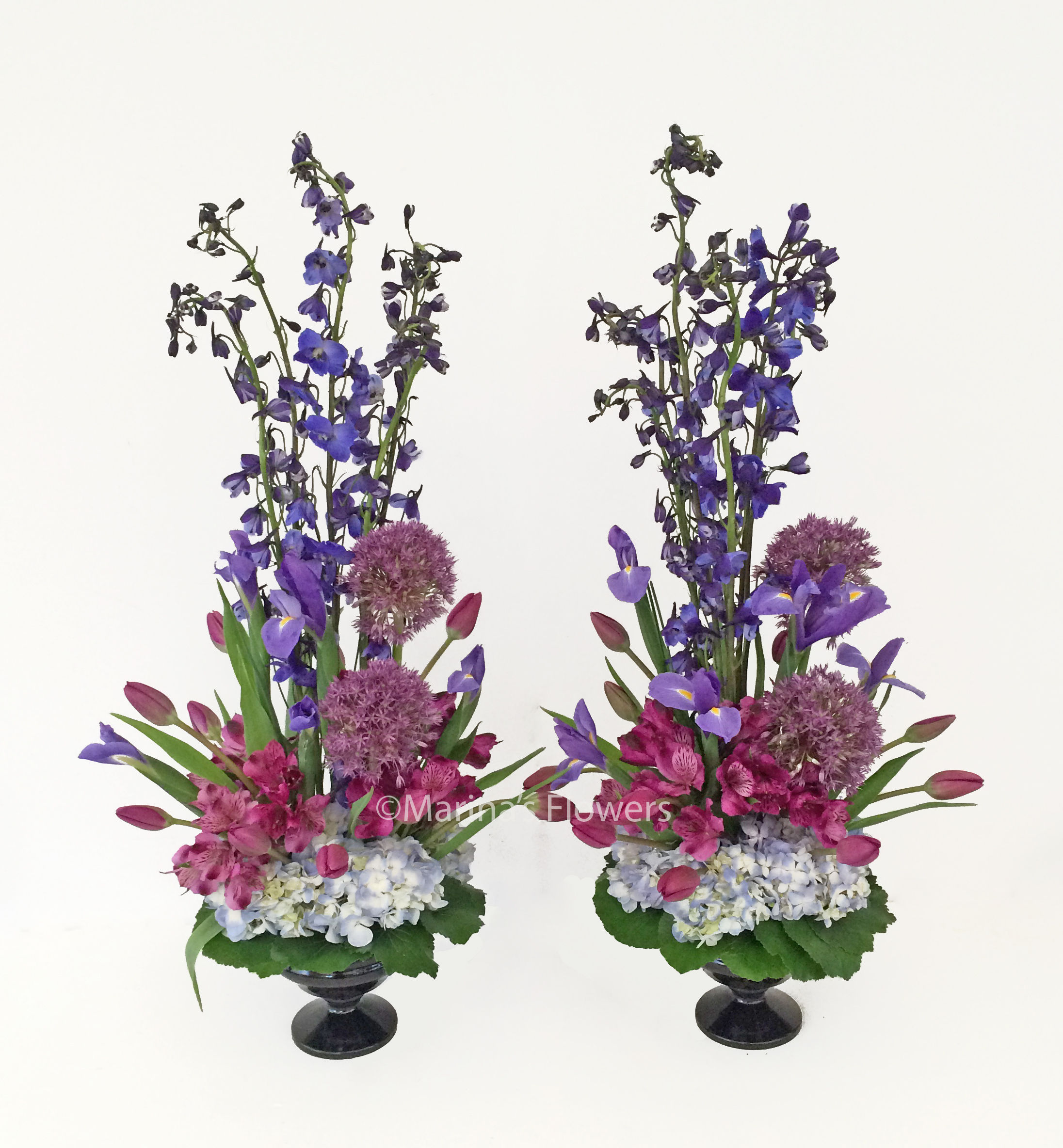 Purple Vase Arrangements A-5
