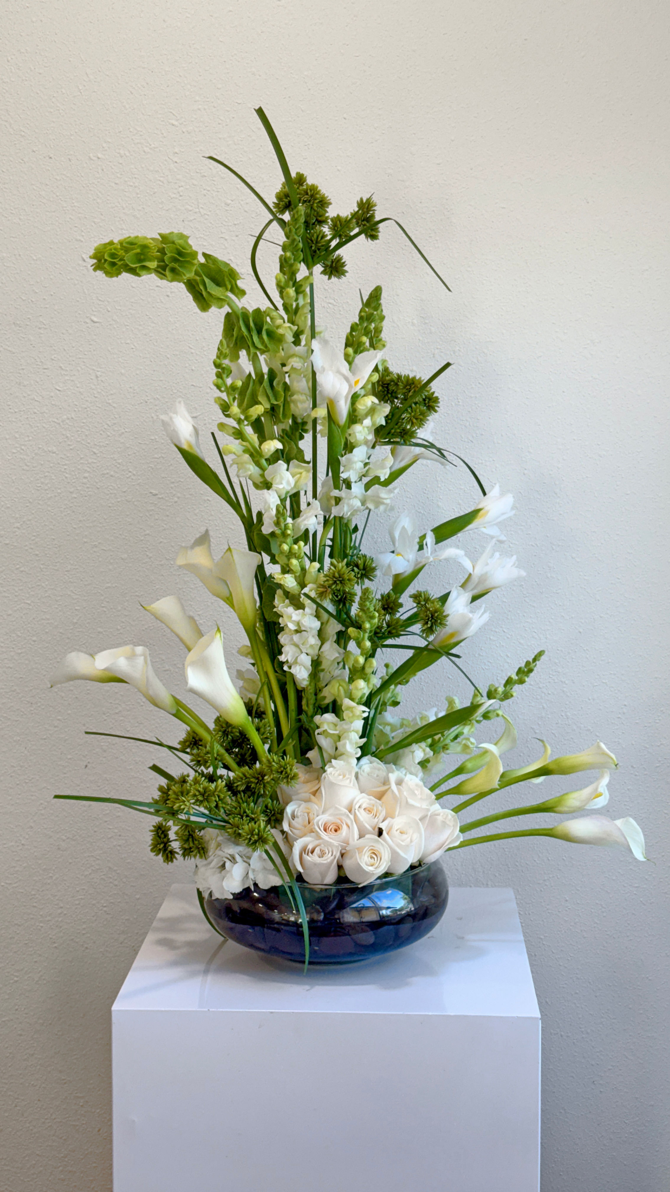 Calla Lily and Iris Arrangement