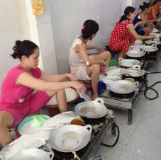 Making rice paper