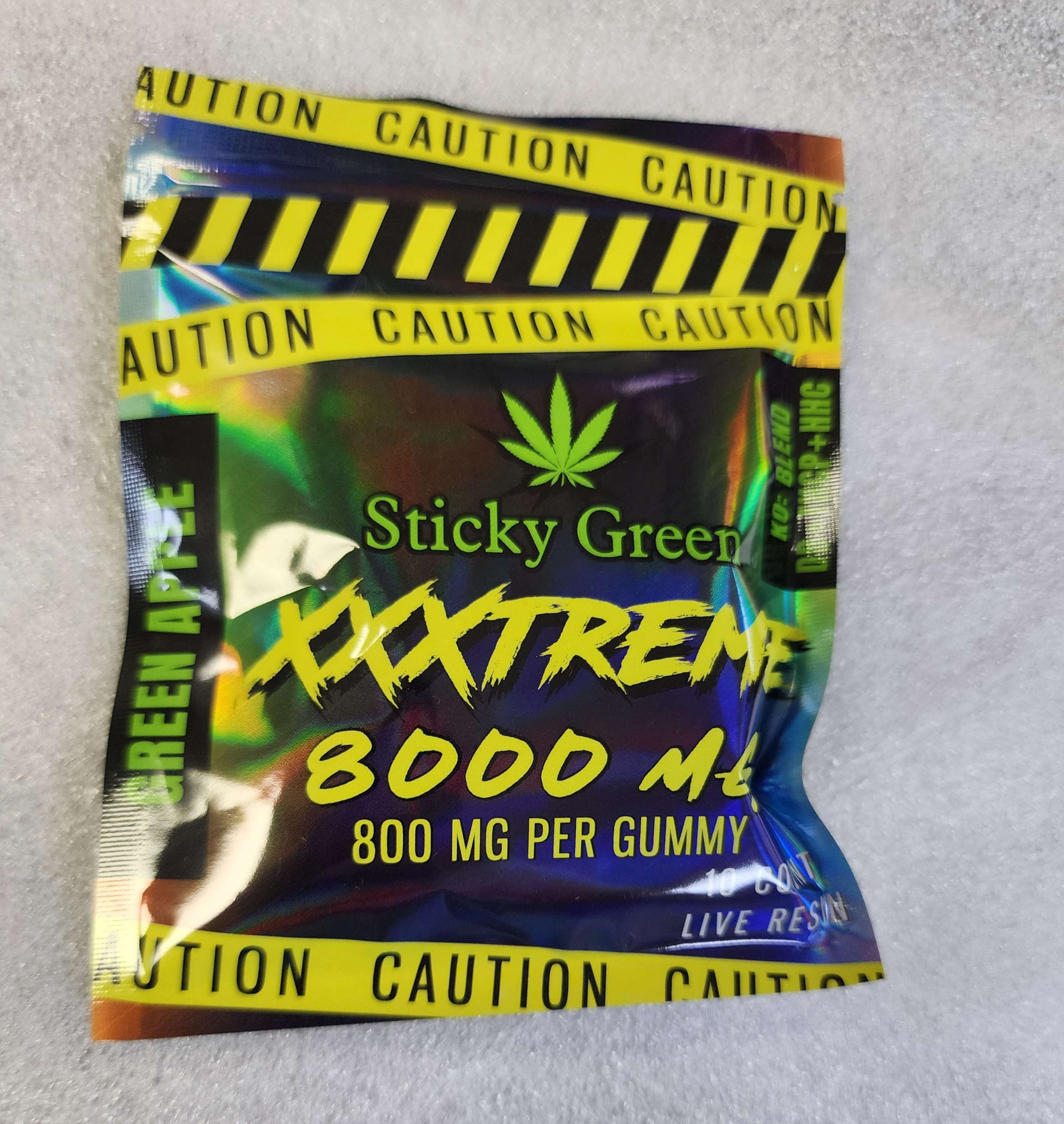 Sticky Green XXXTREME 8000mg Gummies