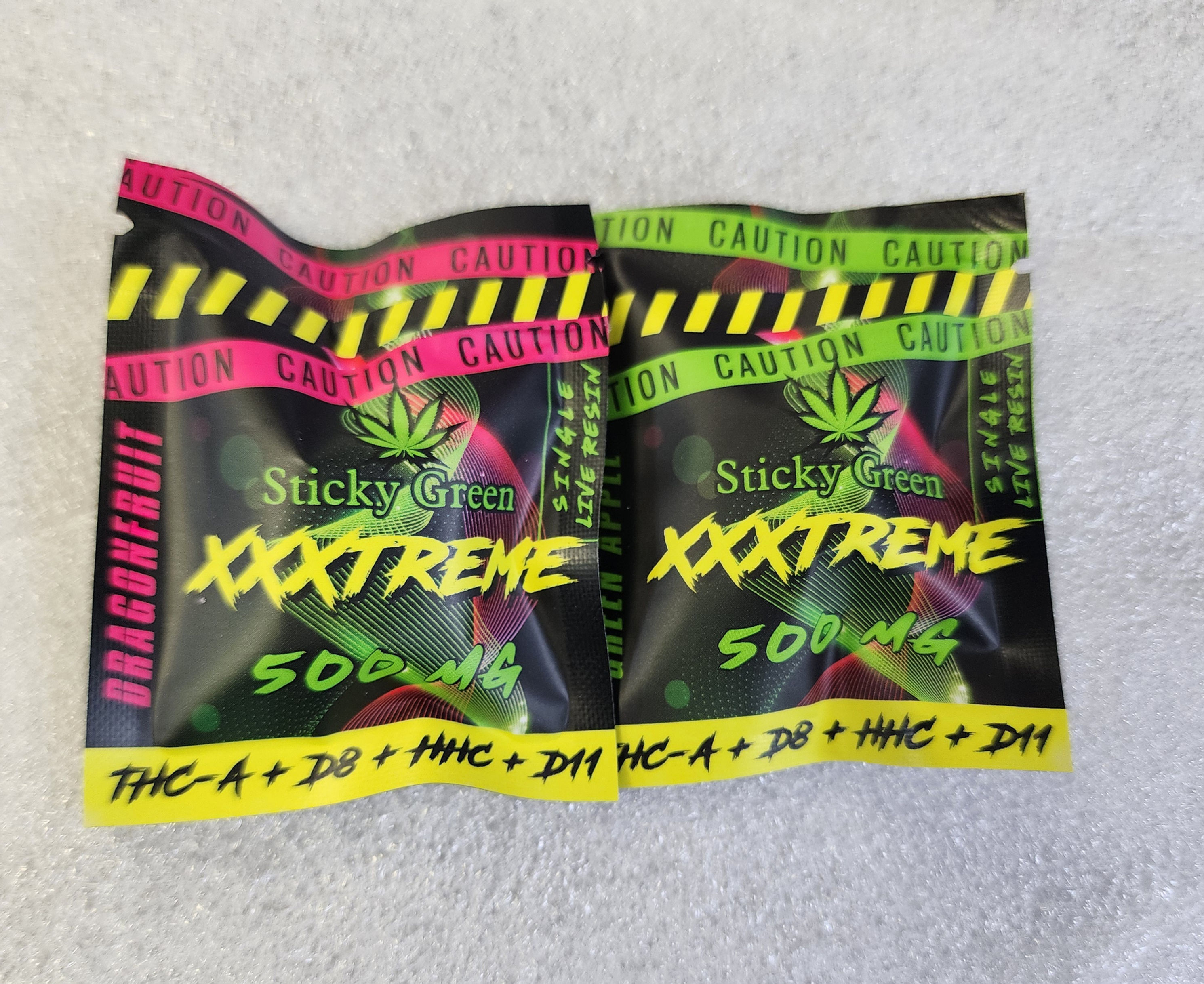 Sticky Green XXXTREME 500MG Assort. flavors