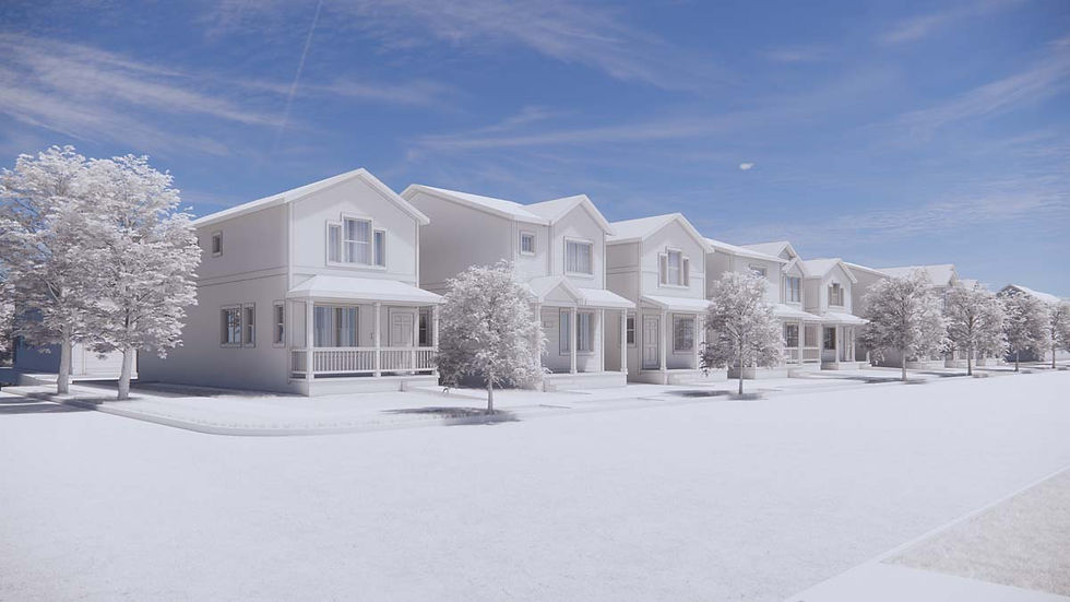 5 plex of Wee-cottages by osmosis and boulder creek.