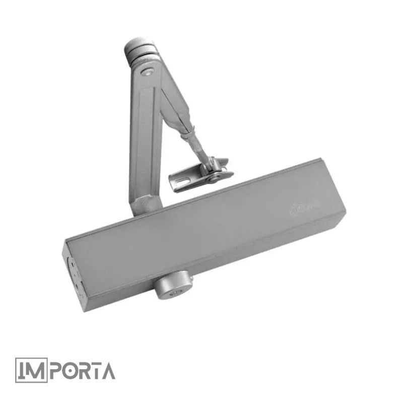 heavy duty door closer en3 6 150kg scissor arm silver importa