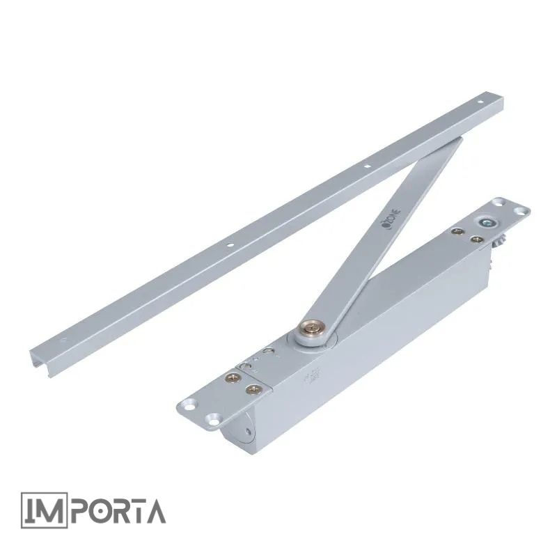 concealed hold open door closer track arm importa