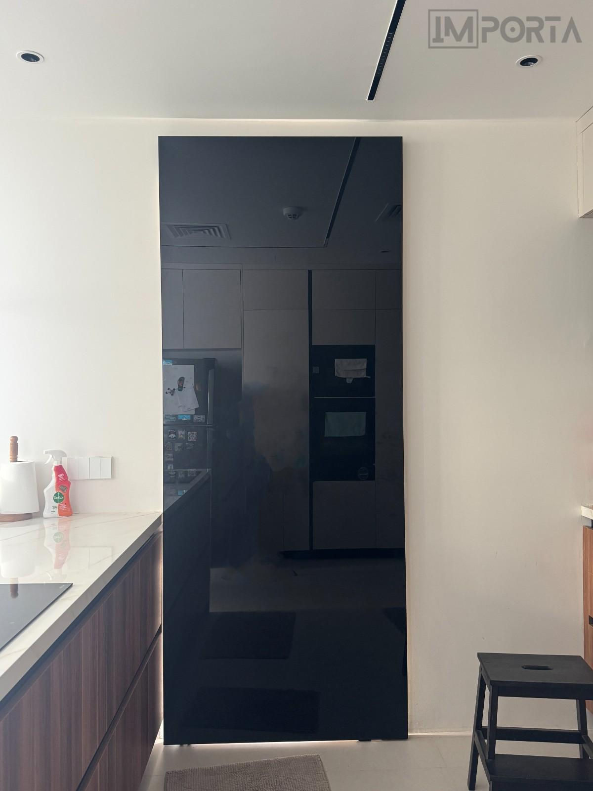 minimalist magic sliding door concealed system