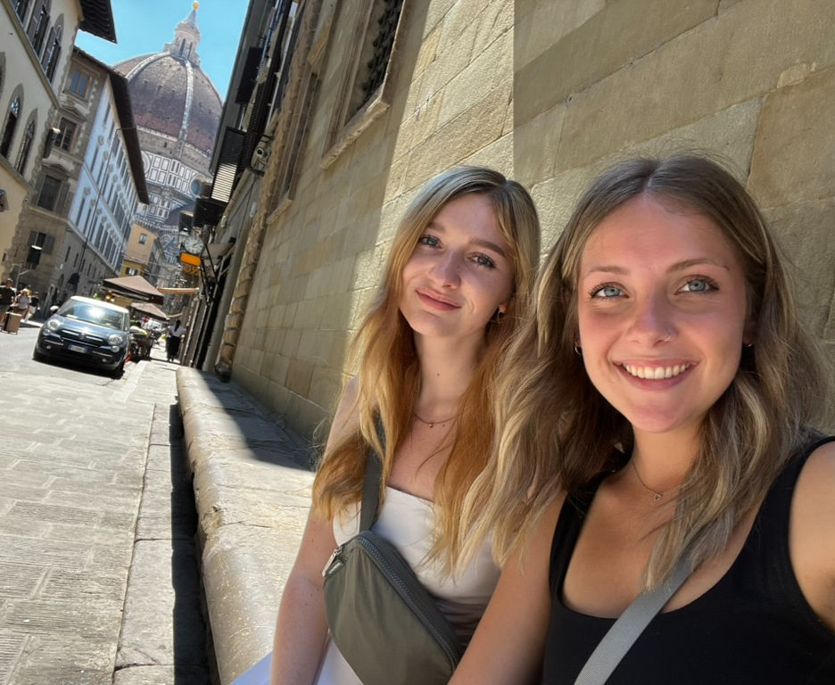 Florence's Duomo peaking through the streets!