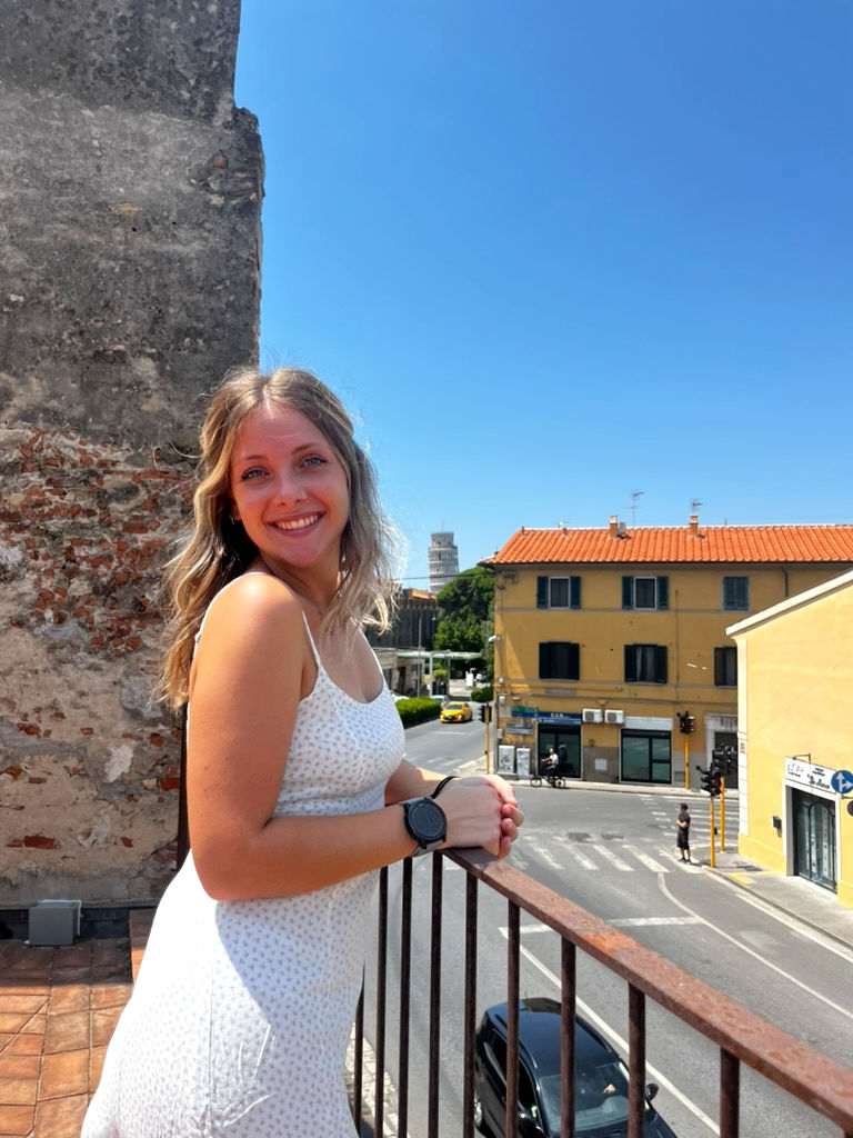 The Leaning Tower is peeking over at us!