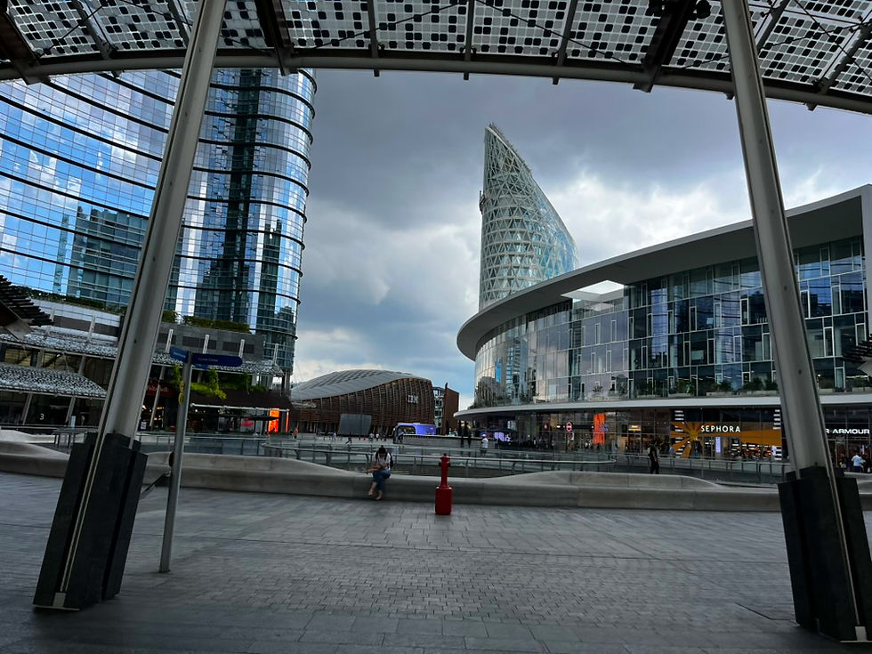 Milan is way more modern than what we are used to in Florence!!