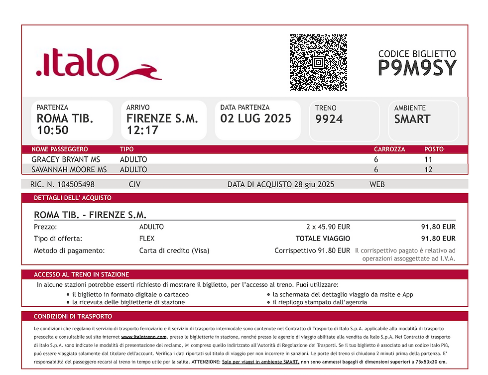 This is our online train ticket, they will scan the QR code once on the train