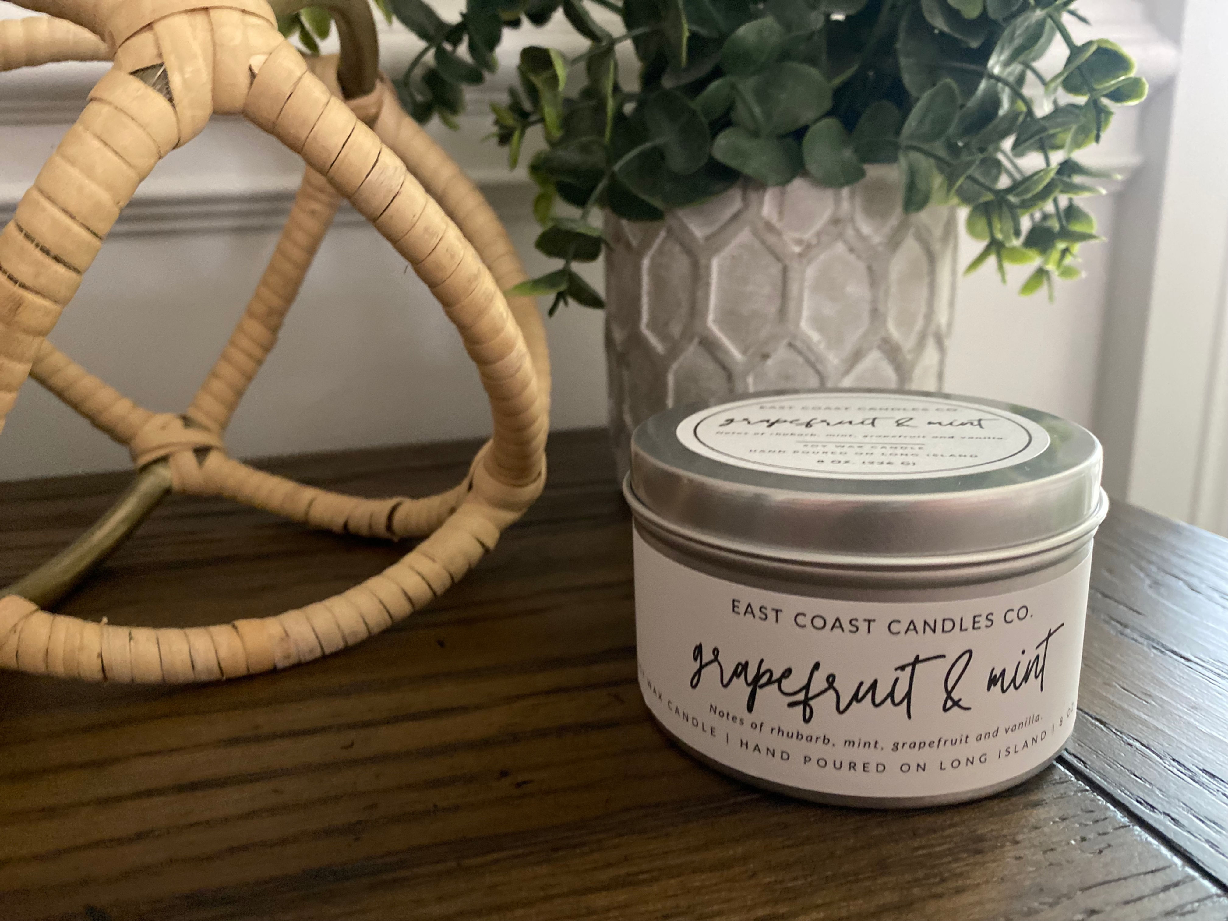 Grapefruit & Mint Soy Candle