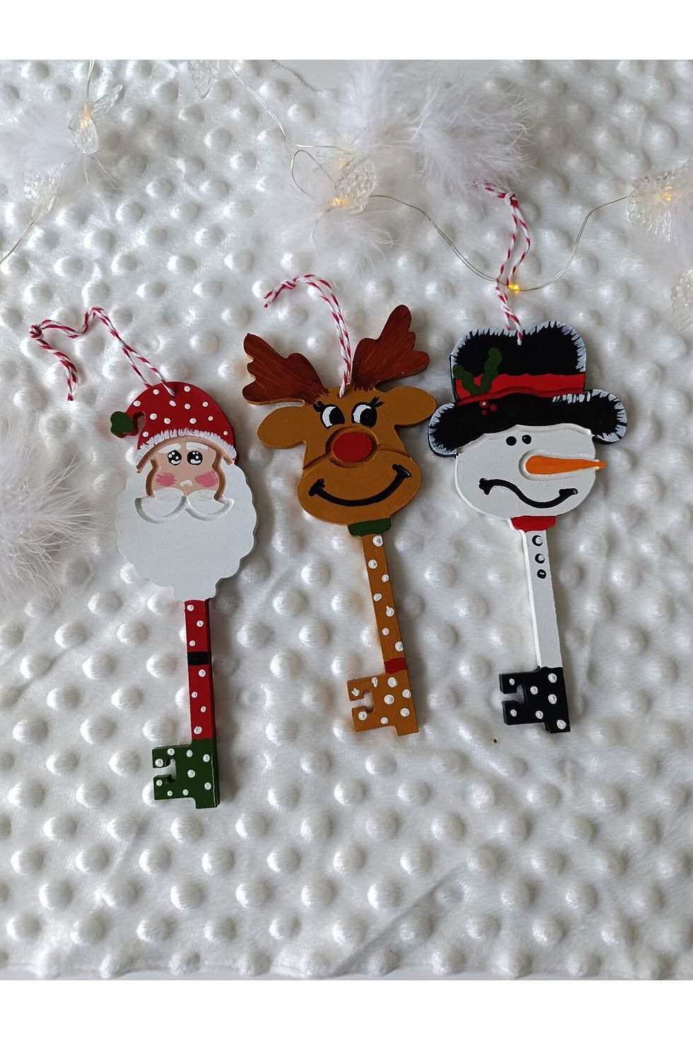 Küçük resim: Noel Baba Anahtar Tılsım Noel Süslemeleri Noel Ağacı Asma Noel Baba Aksesuarları