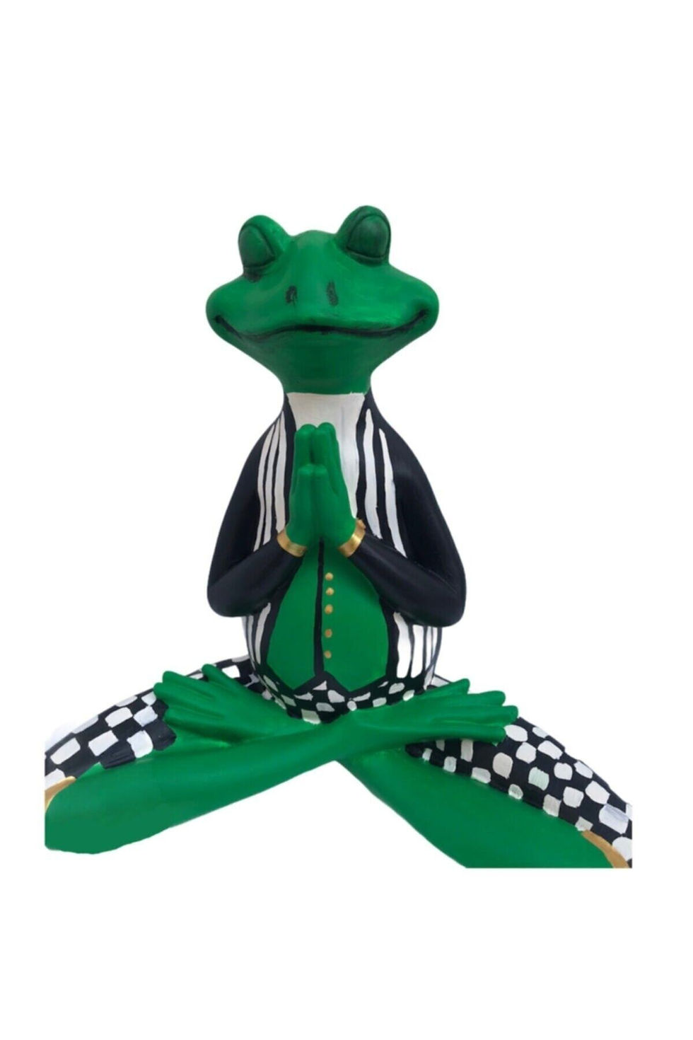 Küçük resim: Yogacı Kermit Kurbağa Çizgili Biblo - Dekor
