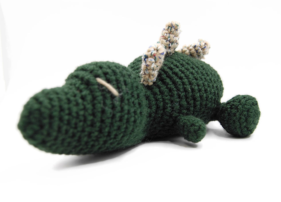 Thumbnail: Green Crochet Stegosaurus