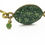 Thumbnail: Green and Gold Druzy Statement Bracelet