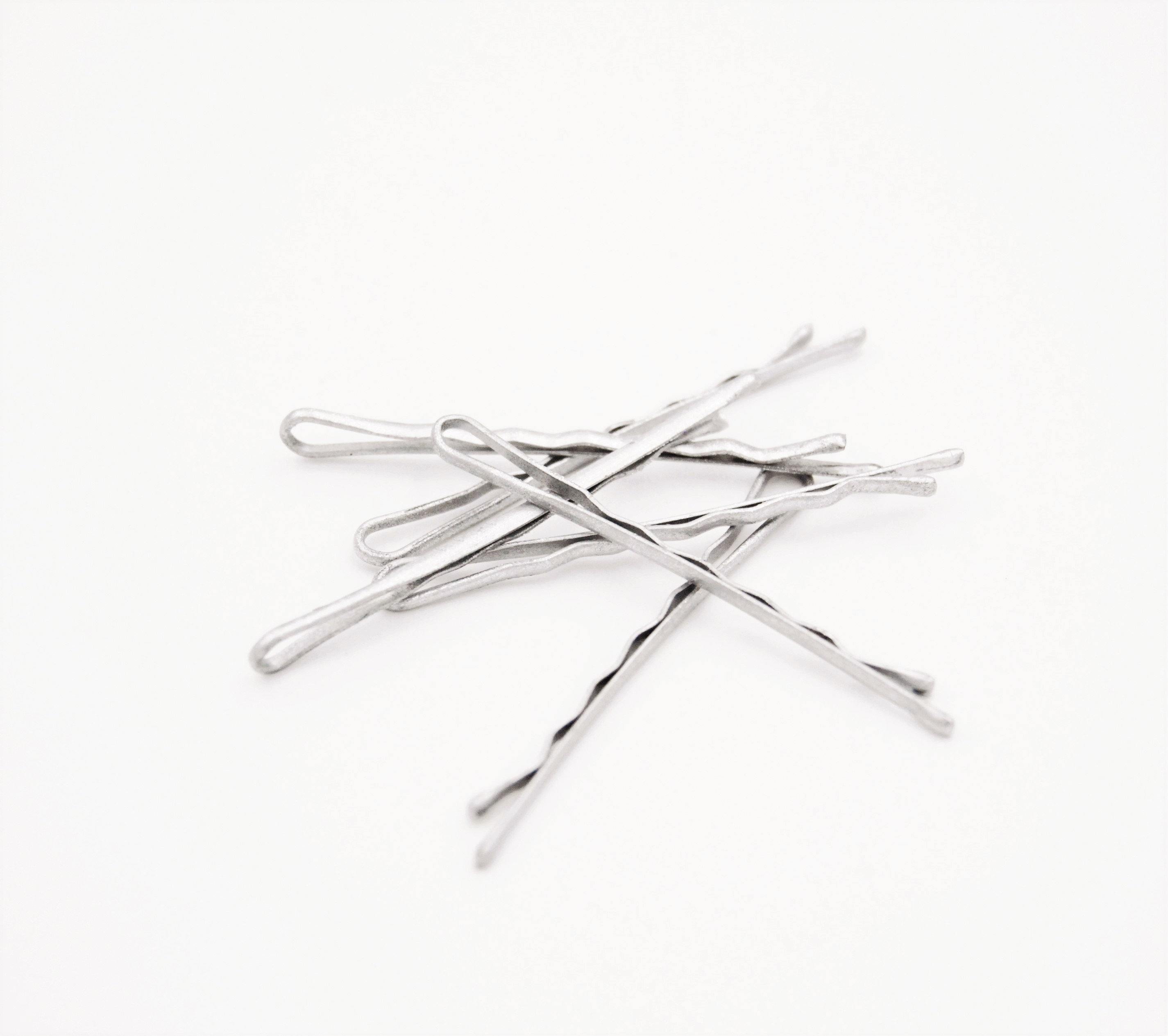 Bobby Pins Haarnadeln – 100 Stück, Silbergrau, Mit Aufbewahrungsbox | Für Festen Halt, Keine Scharfen Kanten