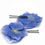 Thumbnail: Blue fabric flower hair pins