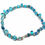 Thumbnail: Eclectic Stretchy Blue Bead Bracelet