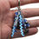 Thumbnail: Blue beaded tassel keychain