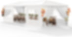 Thumbnail: 3 x 9m Gazebo for Party Hire Tent Canopy White