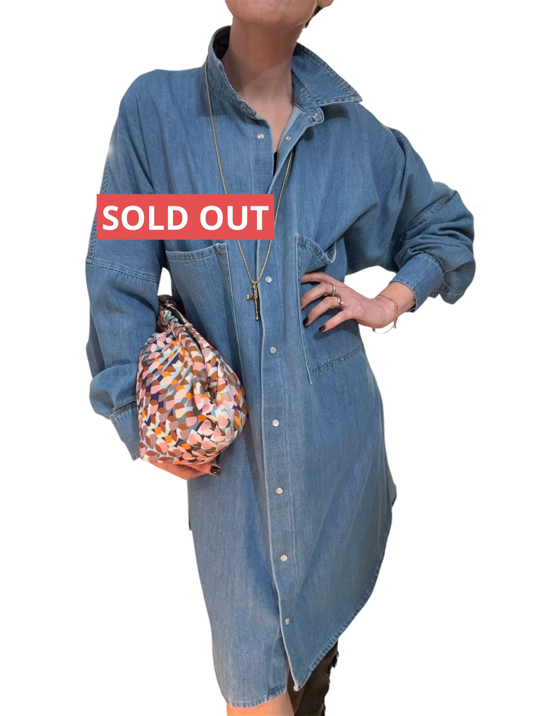 Camicione over in jeans OVERD