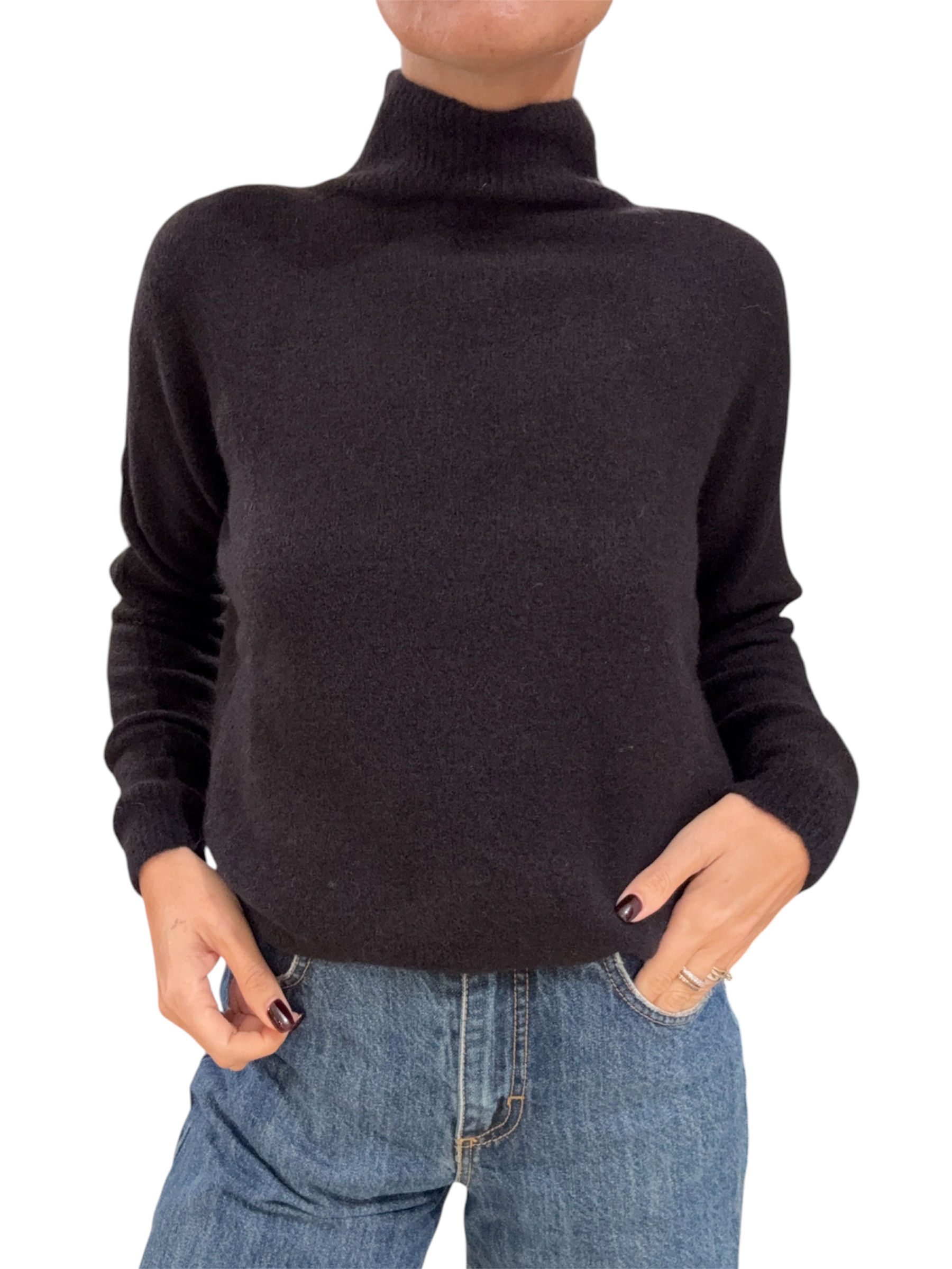 Maglia 87016 nera BIANCOEBLU