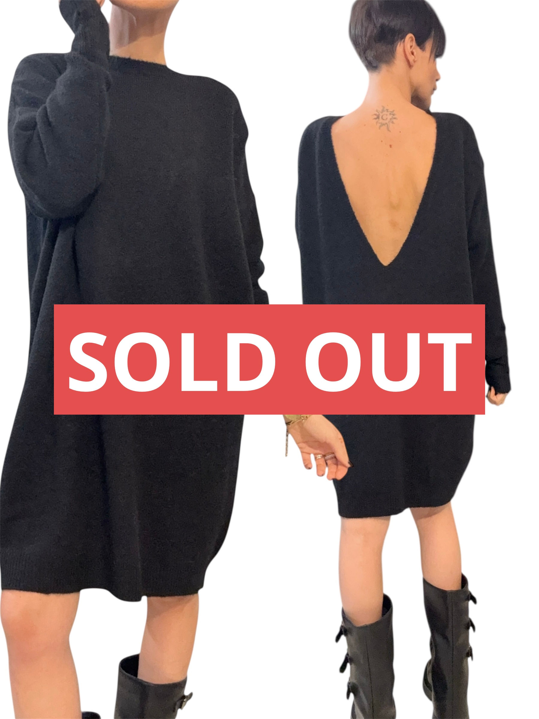 Abito in maglia scollo V MARYLEY