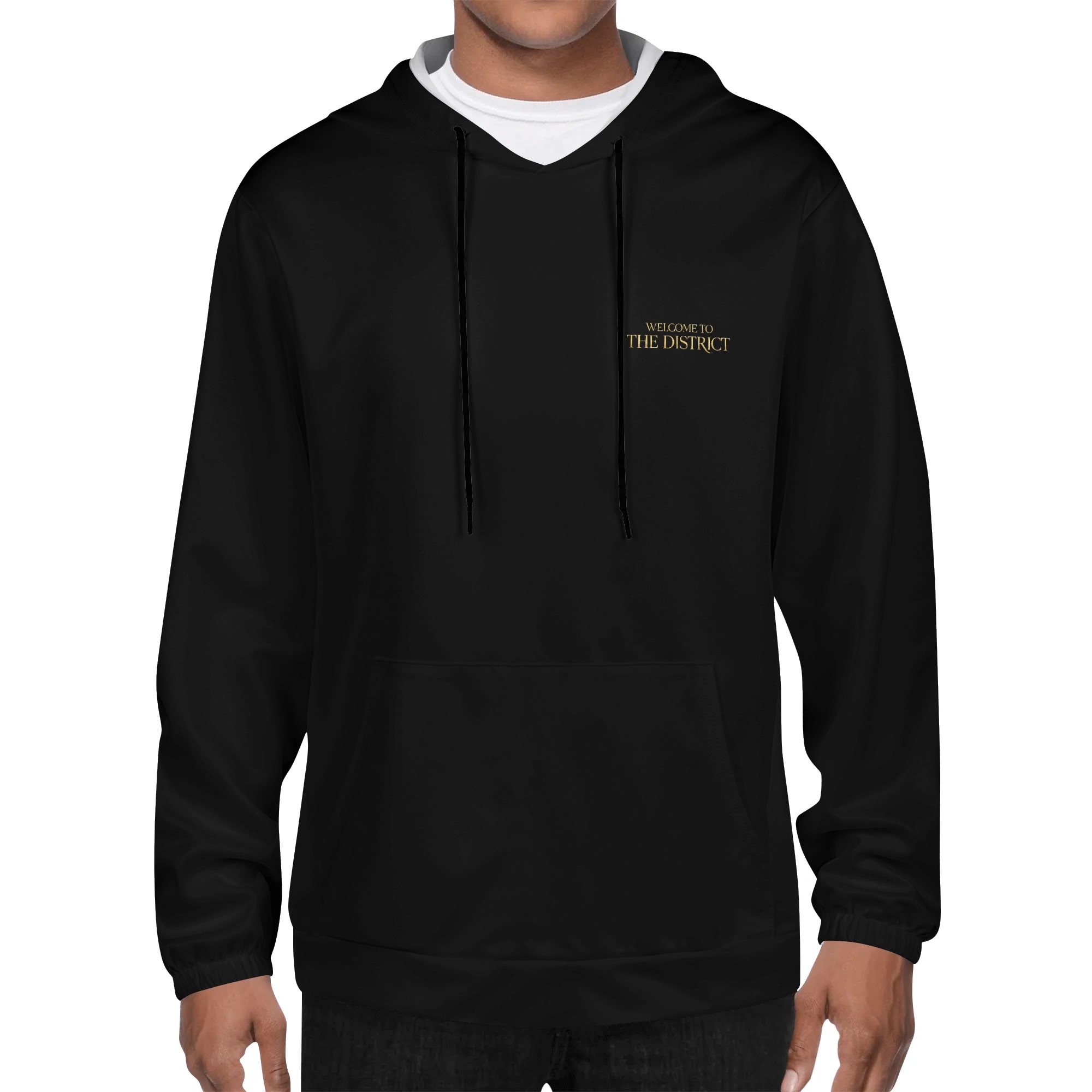 Burgess District Men's Lightweight All Over Print Hoodie