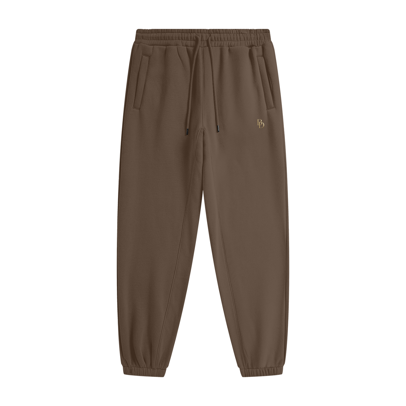 Unisex Heavyweight Fleece Joggers - Brown