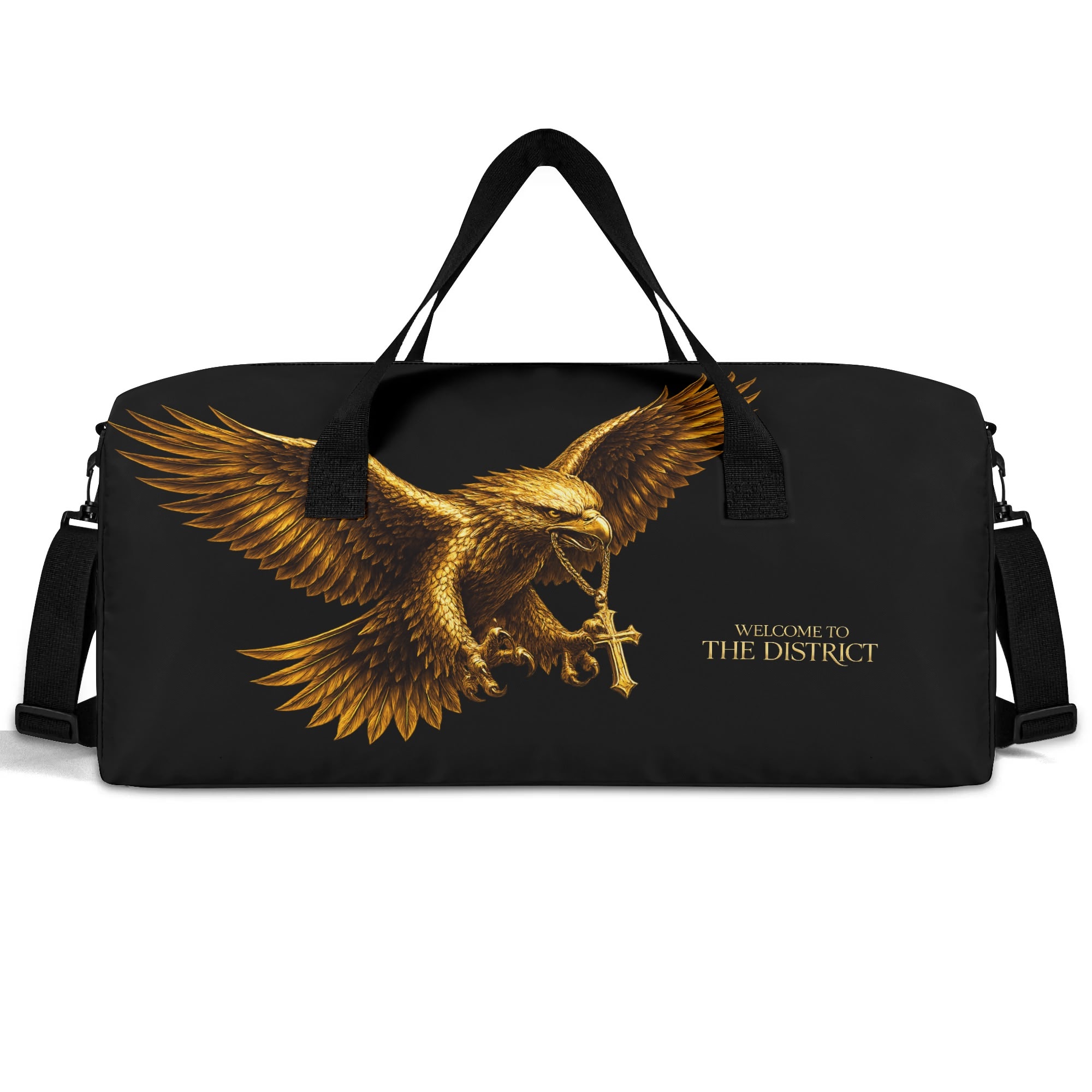 Burgess District "Welcome to The District "Eagle" Duffle Bag