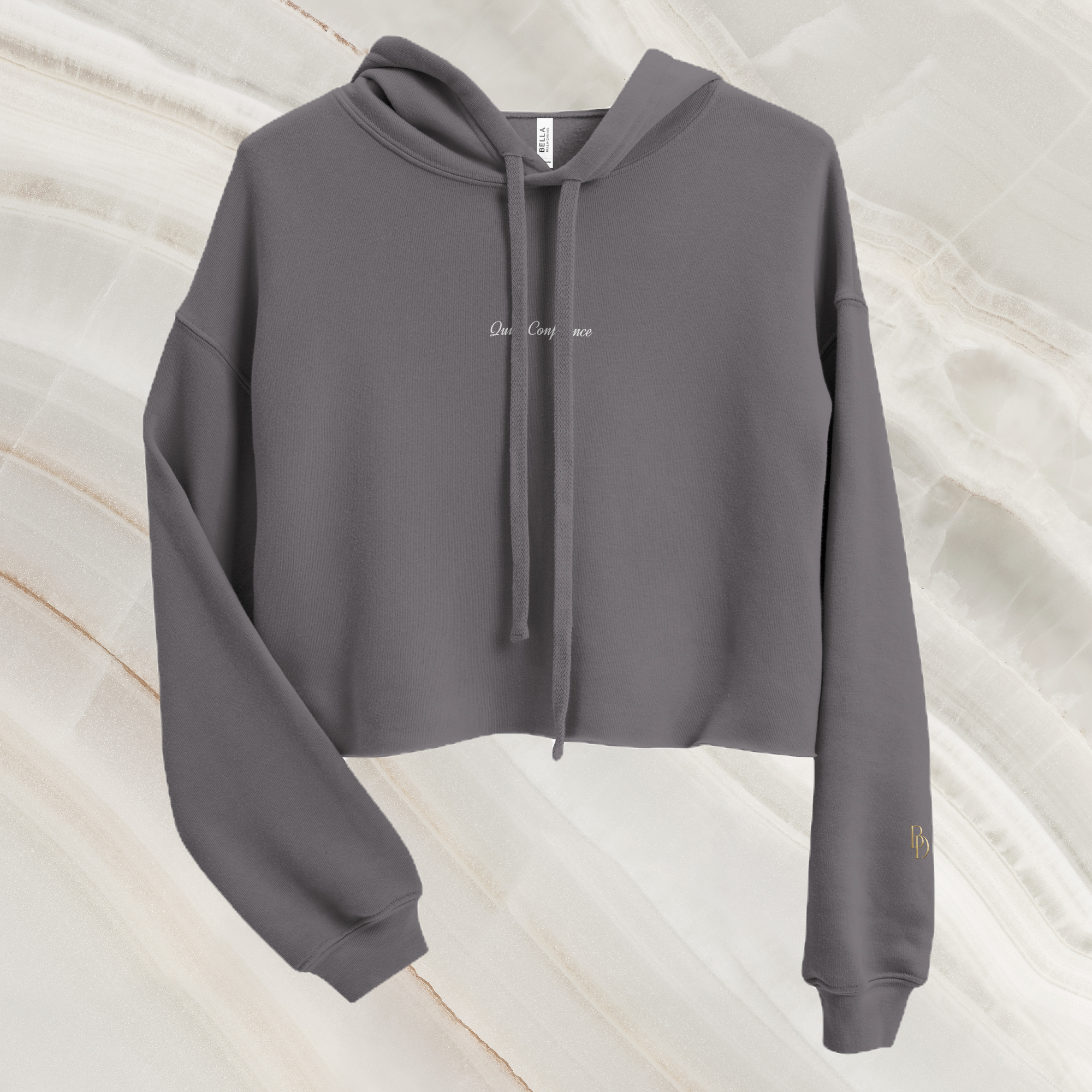 Burgess District "Quiet Confidence" Women's Crop Hoodie