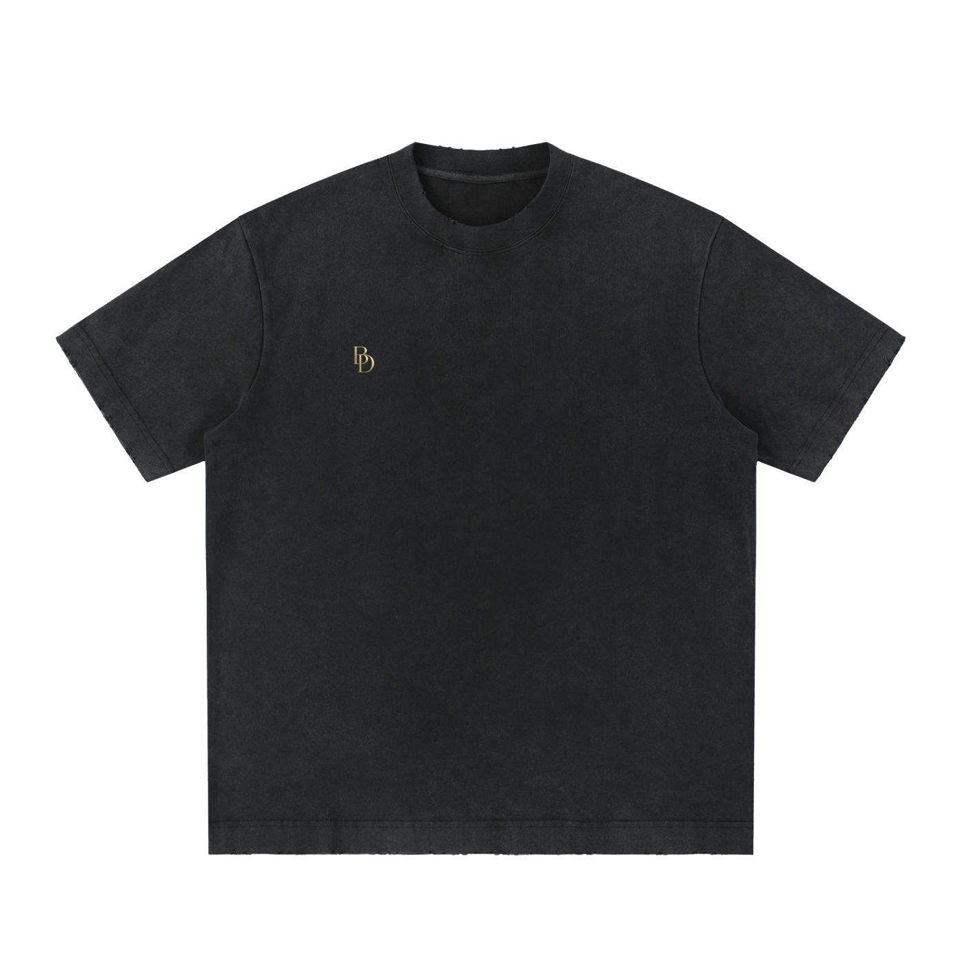 Burgess District Unisex Heavyweight Vintage Washed Frayed T-Shirt