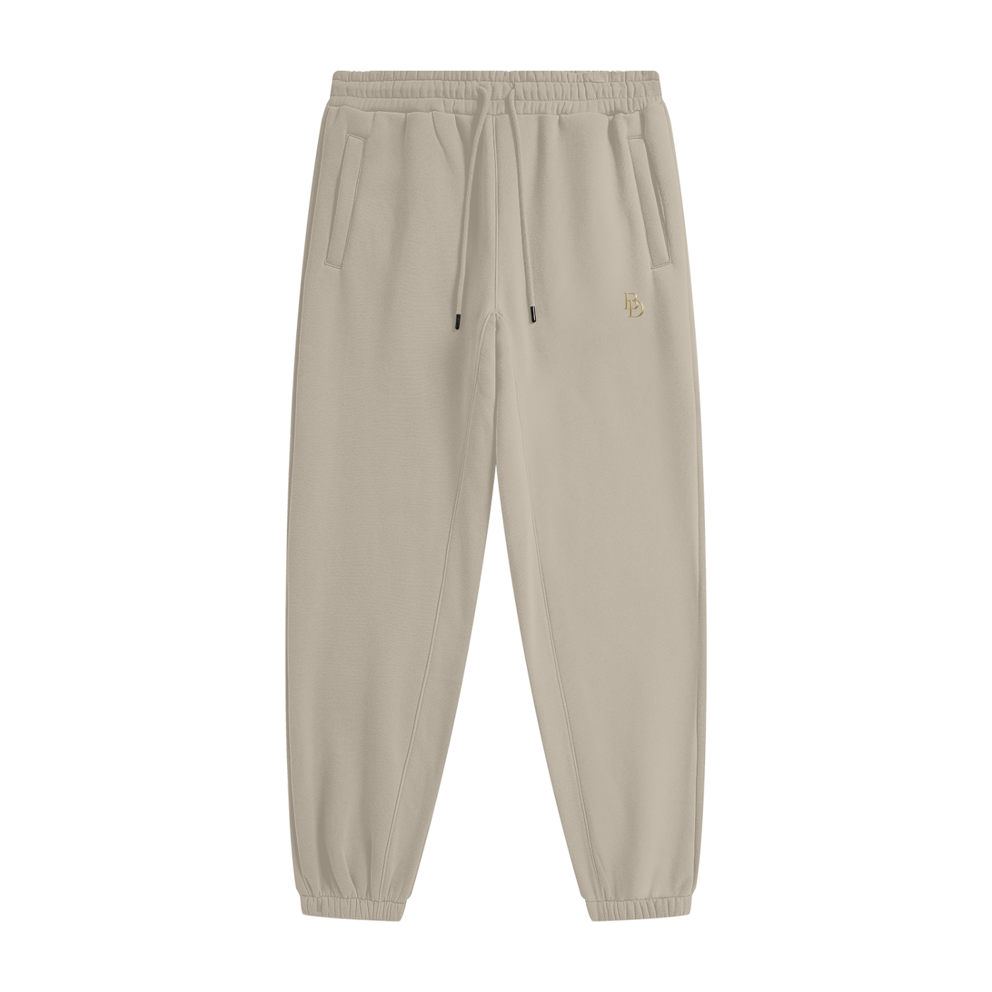Unisex Heavyweight Fleece Joggers - Gray Apricot