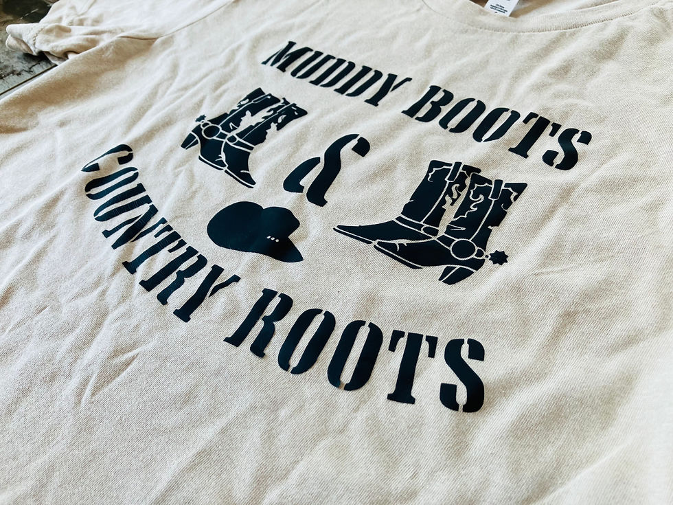 Thumbnail: Muddy Boots and Country Roots T-Shirt