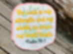 Psalm 28:7 Sticker