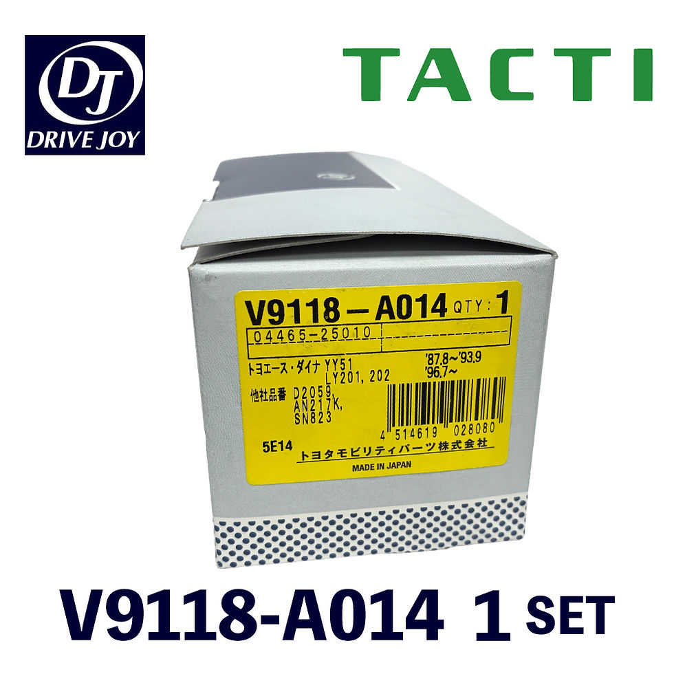 サムネイル： 【TACTI/タクティー】DJ（DRIVE JOY）ディスクパッド V9118A014 1セット
