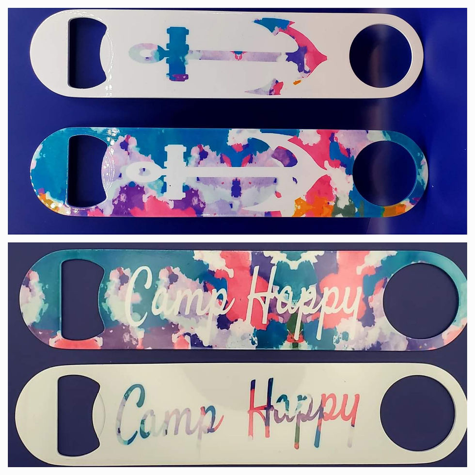 Thumbnail: Colorful anchor design with Camp Happy brand.