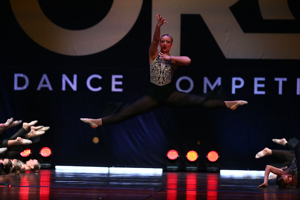 Dancers performing with strength and artistry in Cleveland.