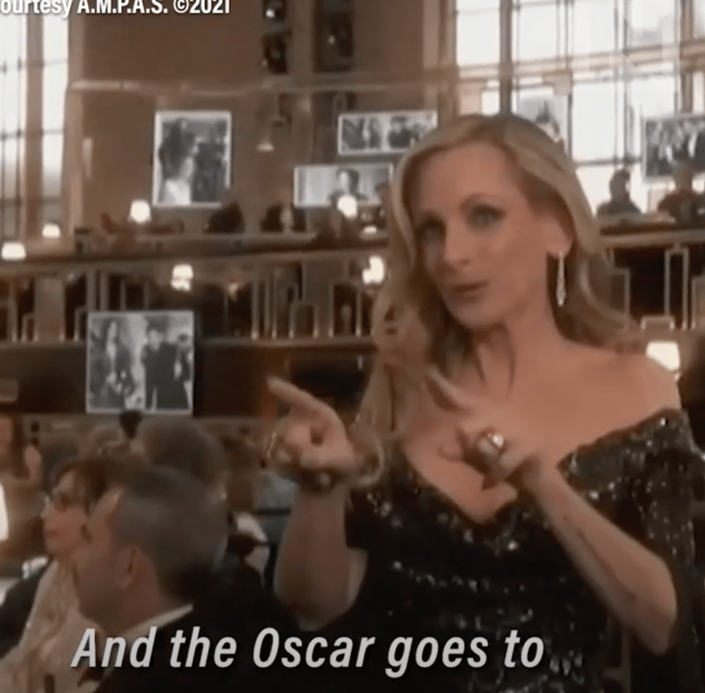 Oscars cameras cut away from Marlee Matlin using sign language