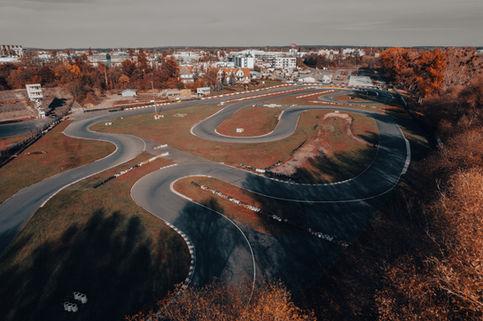 Kartodrom Bydgoszcz z drona