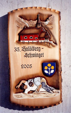 Tafel Motive relief farbig